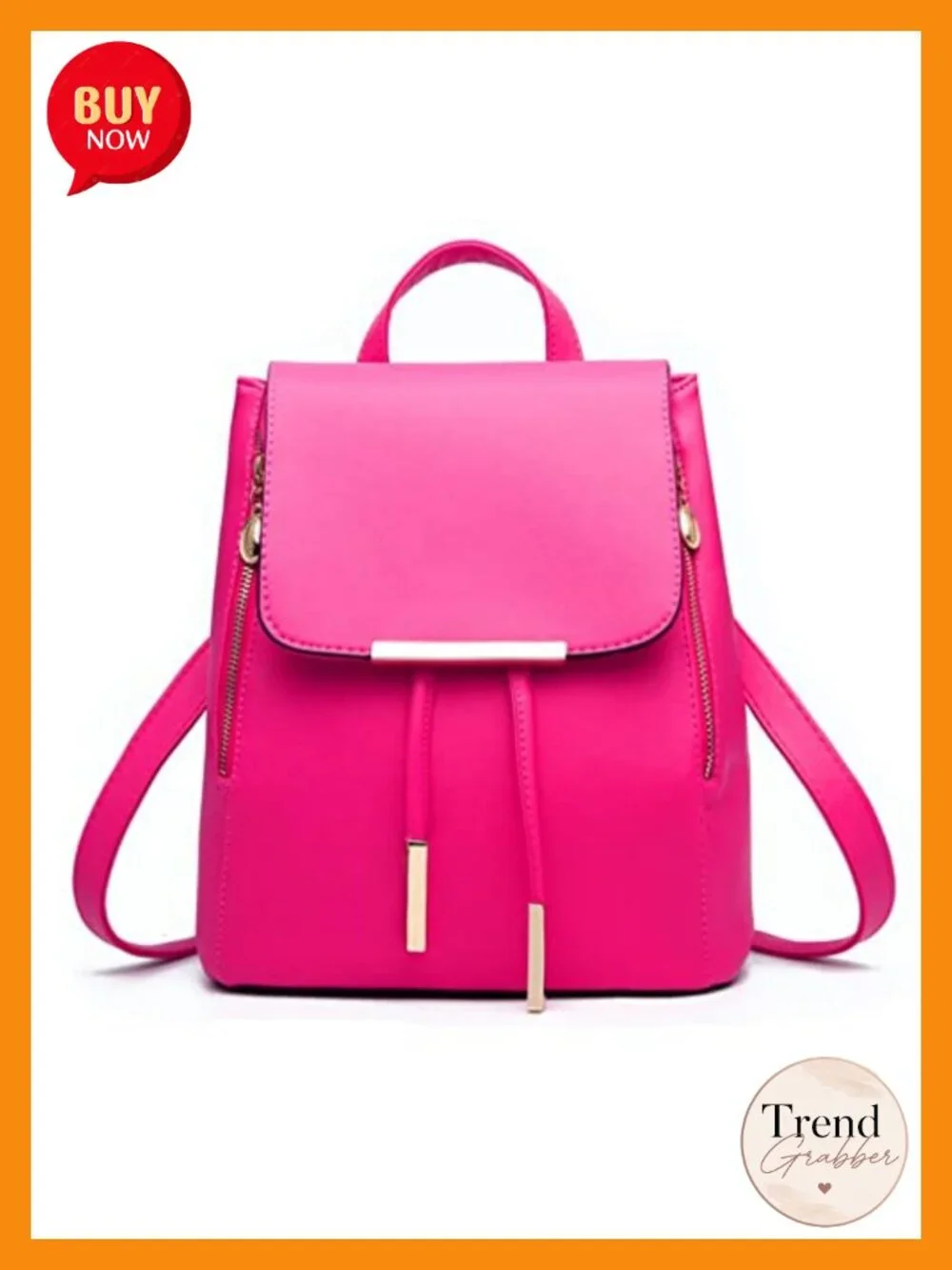 PU Leather Backpack Purse Women Travel Daypack Anti Theft Adjustable Straps